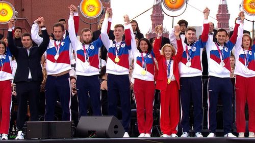 冬残奥会俄罗斯运动员齐唱国歌